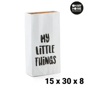 Bolsa de Papel Pequeña Oh My Home (15 x 30 x 8 cm) de BigBuy Home, Cajas y arcones de almacenaje - Ref: V0201239, Precio: 0,8...