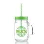 Th3 Party Cocktail Bar Jar with Lid and Straw by BigBuy Cooking, Jugs and decanters - Ref: V0300539, Price: 0,97 €, Discount: %