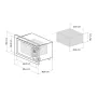 Micro-ondes intégrable Cecotec Grandheat 2350 Built-In Blanc 1200 W 20 L 23 L de Cecotec, Multifonction - Réf : V1705225, Pri...