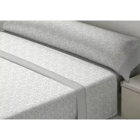 Jeu de draps D'Or LAVANDA Gris Lit king size Franela de D'Or, Draps et taies d'oreiller - Réf : D2102545, Prix : 51,04 €, Rem...