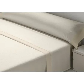 Jeu de draps D'Or CEBRA Beige Lit 1 persone Franela de D'Or, Draps et taies d'oreiller - Réf : D2102548, Prix : 34,81 €, Remi...