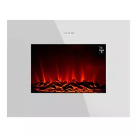 Camino Elettrico Decorativo da Parete Cecotec ReadyWarm 2690 Flames Connected Bianco 1000 - 2000 W 2000 W di Cecotec, Caminet...