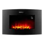 Chaminé Elétrica Decorativa de Parede Cecotec Ready Warm 3550 Curved Flames Connected Preto 1000 - 2000 W de Cecotec, Lareira...