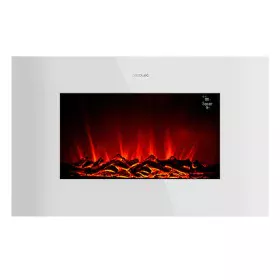 Camino Elettrico Decorativo da Parete Cecotec ReadyWarm 3590 Flames Connected Bianco 1000 - 2000 W di Cecotec, Caminetti elet...