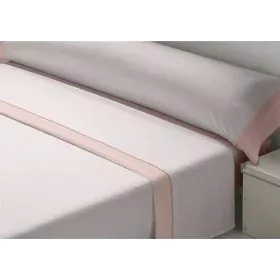 Bedding set D'Or JAZMIN Pink Single Franela by D'Or, Sheets and pillowcases - Ref: D2102571, Price: 31,27 €, Discount: %