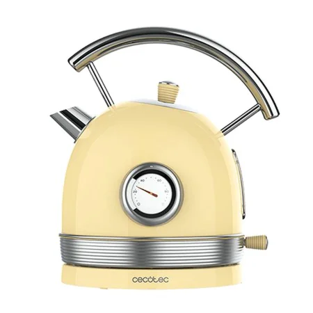 Kettle Cecotec Thermosense 420 Vintage Light Yellow 1,8 L 2200 W Yellow Stainless steel by Cecotec, Electric Kettles - Ref: V...