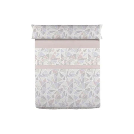 Bedding set Happy Home GUADIX AH Light mauve Double by Happy Home, Sheets and pillowcases - Ref: D2102655, Price: 23,62 €, Di...