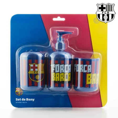 Accessori per il Bagno FC Barcelona (3 pezzi) di F.C. Barcelona, Set di accessori per il bagno - Rif: V2100122, Prezzo: 2,89 ...