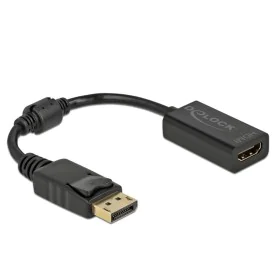 Adaptateur DisplayPort vers HDMI DELOCK 61011 Noir 15 cm de DELOCK, Adaptateurs DP-HDMI - Réf : V3400478, Prix : 15,62 €, Rem...