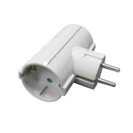 Schuko 2 Way Multi-socket Adapter 19110040 Multicolour by BigBuy Tools, Schuko plugs - Ref: V3400877, Price: 7,37 €, Discount: %