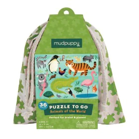 Puzzle Animaux To Go de BigBuy Kids, Puzzles classiques - Réf : V3401452, Prix : 9,84 €, Remise : %