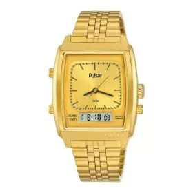 Relógio masculino Pulsar Dourado de Pulsar, Relógios com braselete - Ref: V3401784, Preço: 91,33 €, Desconto: %