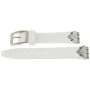 Bracelet à montre Swatch Blanc de Swatch, Bracelets de montres - Réf : V3402022, Prix : 21,99 €, Remise : %