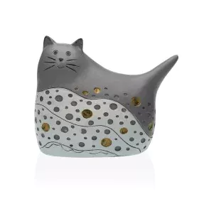 Figura Decorativa Versa Gris Gato de Versa, Adornos - Ref: V3402171, Precio: 11,81 €, Descuento: %