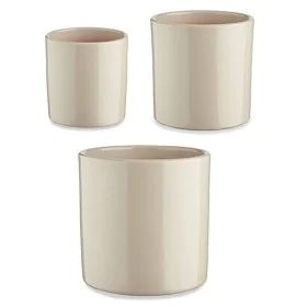 Set of pots Cylinder Ø 14 cm Ø 22 cm Ø 17 cm Casual 3 Pieces (3 Pieces) by Ibergarden, Flower Pots - Ref: V3402216, Price: 11...