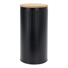 Tin Black Bamboo 1,6 L by BigBuy Home, Food storage - Ref: V3402275, Price: 6,56 €, Discount: %