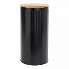 Bote Preto Bambu 1,6 L de BigBuy Home, Armazenamento de alimentos - Ref: V3402275, Preço: 6,56 €, Desconto: %