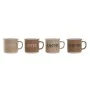 Ensemble de 4 mugs Home ESPRIT Multicouleur de Home ESPRIT, Tasses - Réf : V3402290, Prix : 12,90 €, Remise : %