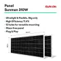 Kit Solaire Auto-installable Tornasol Energy KitPlug&PlayFlex600 600 W 0.6 kwh IP68 de Tornasol Energy, default - Réf : D2300...