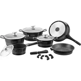 Batería de Cocina Royalty Line ES2014M Negro 14 Piezas de Royalty Line, Juegos de sartenes y ollas - Ref: D0600106, Precio: 1...