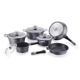 Batería de Cocina Royalty Line ES2014M Gris Plateado 14 Piezas de Royalty Line, Juegos de sartenes y ollas - Ref: D0600108, P...