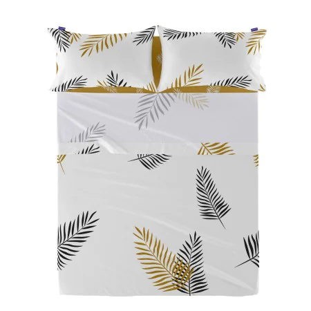 Top sheet HappyFriday Blanc Foliage Multicolour 160 x 270 cm by HappyFriday, Sheets and pillowcases - Ref: D1608792, Price: 2...