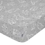 Lenzuolo con angoli HappyFriday MOSHI MOSHI Grigio Multicolore 70 x 140 x 14 cm animali di HappyFriday, Lenzuola e federe per...