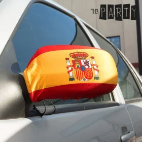 Spanish Flag Rear View Mirror Cover (Pack of 2) by BigBuy Car, Air Freshener - Ref: H2500129, Price: 1,33 €, Discount: %