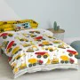 Duvet cover set HappyFriday Mr Fox Machinery Multicolour Single 2 Pieces by HappyFriday, Quilts and quilt covers - Ref: D1609...