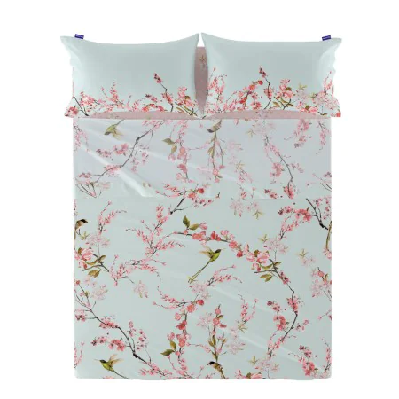 Drap HappyFriday Chinoiserie Multicouleur 180 x 270 cm (asiatico/oriental) de HappyFriday, Draps et taies d'oreiller - Réf : ...