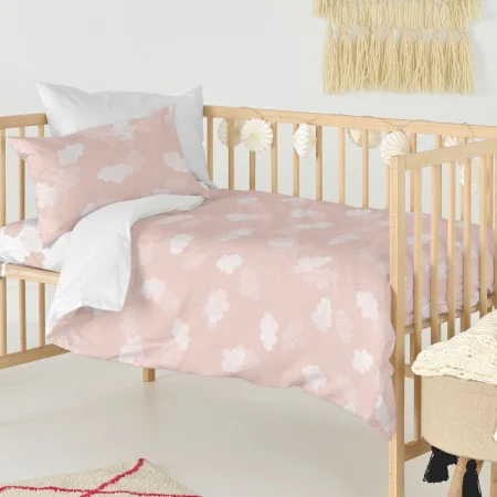 Parure de couette HappyFriday BASIC KIDS Rose Lit de bébé 28 x 2 x 38 cm de HappyFriday, Couettes et housses de couette - Réf...