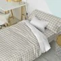 Duvet cover set HappyFriday Basic Kids Beige Single Gingham 2 Pieces by HappyFriday, Quilts and quilt covers - Ref: D1611889,...