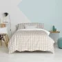 Parure de couette HappyFriday Basic Kids Beige Lit 1 persone Vichy 2 Pièces de HappyFriday, Couettes et housses de couette - ...