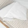 Quilt Cover without Filling HappyFriday Basic Kids Vichy Beige 90 x 200 cm by HappyFriday, Slumber Bags - Ref: D1611910, Pric...