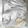 Duvet cover set HappyFriday Basic Kids Grey Single Gingham 2 Pieces by HappyFriday, Quilts and quilt covers - Ref: D1611915, ...