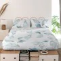 Drap HappyFriday Blanc Ginkgo Multicouleur 240 x 270 cm de HappyFriday, Draps et taies d'oreiller - Réf : D1611984, Prix : 32...