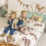 Duvet cover set HappyFriday Moshi Moshi Happy Sloth Multicolour Single 2 Pieces by HappyFriday, Quilts and quilt covers - Ref...