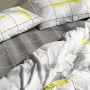 Drap housse HappyFriday BLANC Multicouleur 160 x 200 x 32 cm de HappyFriday, Draps et taies d'oreiller - Réf : D1613171, Prix...