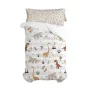 Duvet cover set HappyFriday Moshi Moshi Dino Family Multicolour 2 Pieces by HappyFriday, Quilts and quilt covers - Ref: D1613...