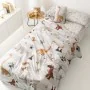 Duvet cover set HappyFriday Moshi Moshi Dino Family Multicolour 2 Pieces by HappyFriday, Quilts and quilt covers - Ref: D1613...