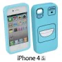 Custodia in silicone per iPhone 4/4S con emoticons Gadgets and Gifts di BigBuy Tech, Cuffie e accessori - Rif: H3525155, Prez...