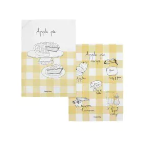 Kitchen Cloth HappyFriday Apple pie Multicolour 70 x 50 cm (2 Units) by HappyFriday, Dish Cloth & Towels - Ref: D1613932, Pri...