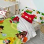 Duvet cover set HappyFriday Mr Fox Piggys Multicolour Single 2 Pieces by HappyFriday, Quilts and quilt covers - Ref: D1614189...