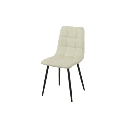 Silla Romimex Blanco Terciopelo Metal 45 x 89 x 55 cm de Romimex, Sillas - Ref: D1616254, Precio: 50,29 €, Descuento: %