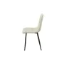 Chaise Romimex Blanc Velours Métal 45 x 89 x 55 cm de Romimex, Chaises - Réf : D1616254, Prix : 50,29 €, Remise : %