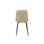 Silla Romimex Beige Terciopelo Metal 45 x 89 x 55 cm de Romimex, Sillas - Ref: D1616255, Precio: 54,83 €, Descuento: %