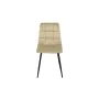 Silla Romimex Beige Terciopelo Metal 45 x 89 x 55 cm de Romimex, Sillas - Ref: D1616255, Precio: 54,83 €, Descuento: %