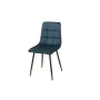 Silla Romimex Azul Terciopelo Metal 45 x 89 x 55 cm de Romimex, Sillas - Ref: D1616257, Precio: 60,69 €, Descuento: %