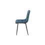 Silla Romimex Azul Terciopelo Metal 45 x 89 x 55 cm de Romimex, Sillas - Ref: D1616257, Precio: 60,69 €, Descuento: %