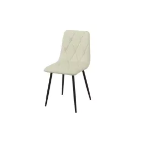 Chaise Romimex Blanc Velours Métal 45 x 89 x 55 cm de Romimex, Chaises - Réf : D1616258, Prix : 54,91 €, Remise : %